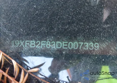 2013 Honda Civic Ex from USA, damaged, VIN 19XFB2F83DE007339